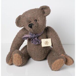 Handmade Stuffed Bear "Griswold" by Bear With Me by Judie 1997 Brown Jointed